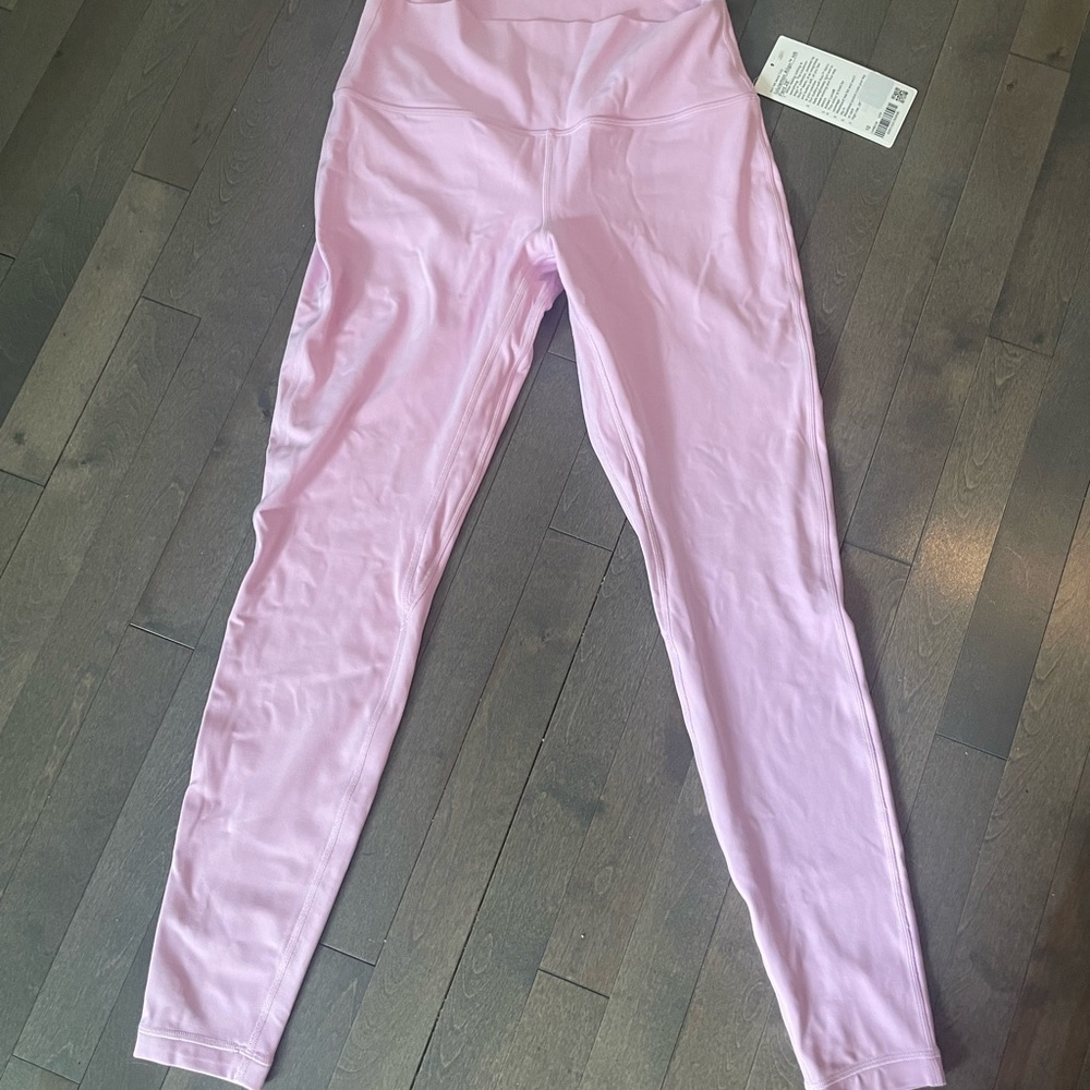 Lululemon Athletica Pink Seamless High-Waisted Leggings